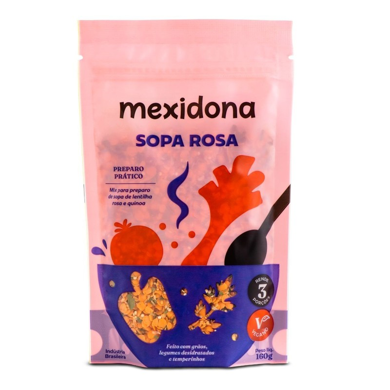 SOPA ROSA 160G - MEXIDONA
