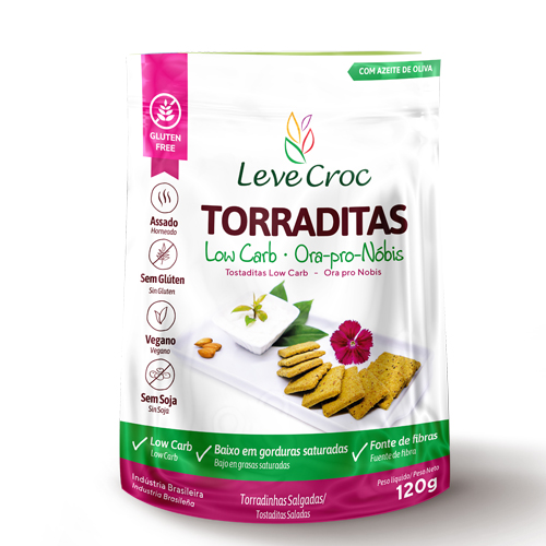 TORRADITAS LOW CARB ORA PRO NOBIS 120G - LEVE CROCK