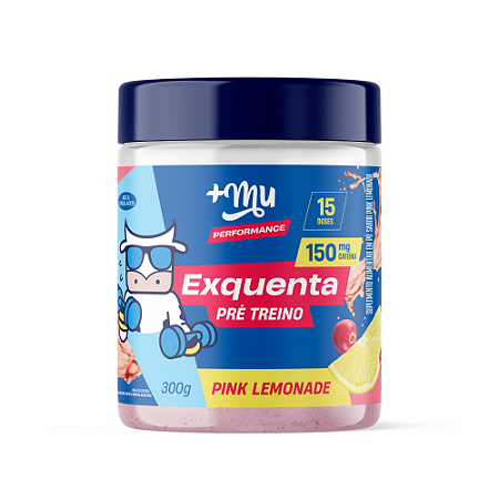 EXQUENTA PRÉ TREINO PINK LEMONADE 300G - +MU