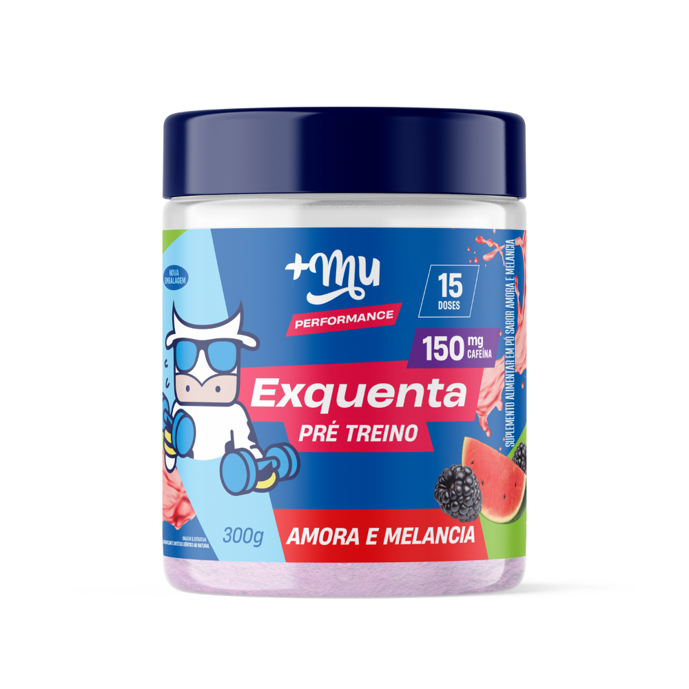 EXQUENTA PRÉ TREINO AMORA E MELANCIA 300G - +MU
