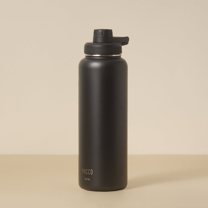 GARRAFA TÉRMICA HYDRA V2 1200ML - PRETA - PACCO