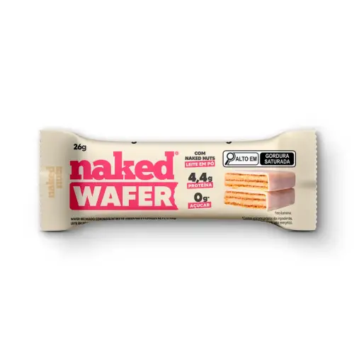 WAFER DE CHOCOLATE BRANCO - NAKED WAFER