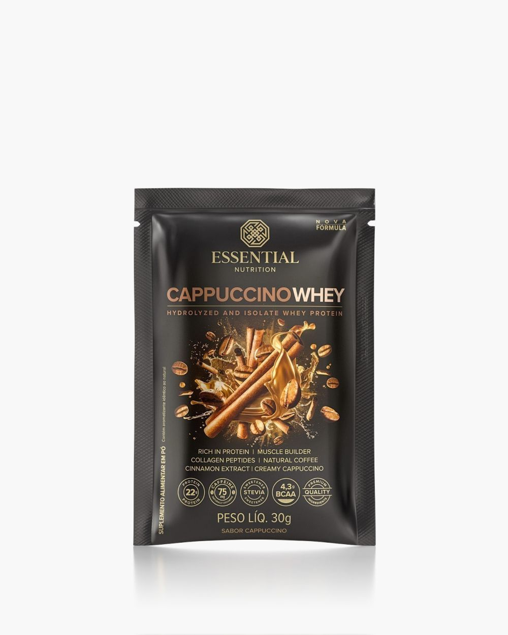 CAPPUCCINO WHEY (SACHÊ) - ESSENTIAL