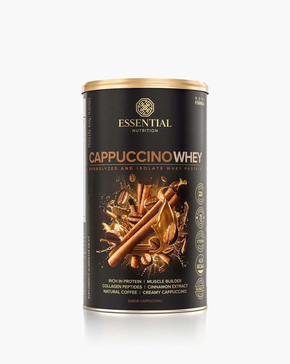CAPPUCCINO WHEY 420G - ESSENTIAL