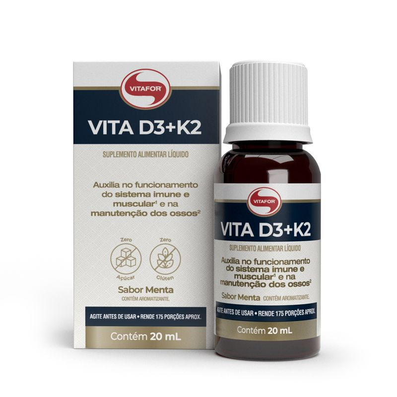 VITA D3+K2 20ML - VITAFOR