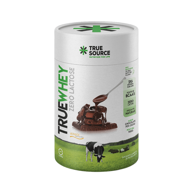 TRUE WHEY CHOCOLATE 70% CACAU 900G - ZERO LACTOSE - TRUE SOURCE