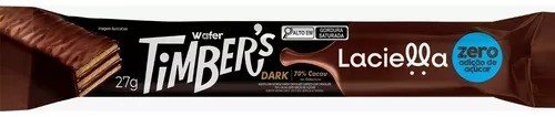 TIMBERS WAFER DE CHOCOLATE DARK 70% ZERO - LACIELLA