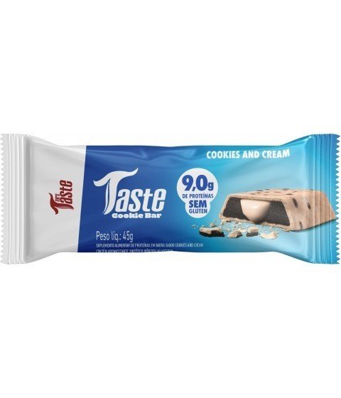 BARRA DE PROTEÍNA TASTE COOKIE BAR SABOR COOKIES 45G - MRS TASTE