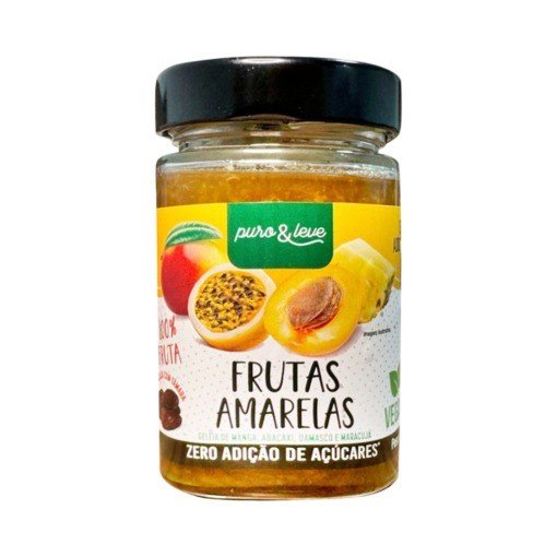 GELEIA DE FRUTAS AMARELAS 200G - PURO E LEVE