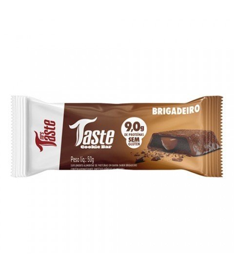 BARRINHA TASTE COOKIE BAR SABOR BRIGADEIRO 50G - MRS TASTE