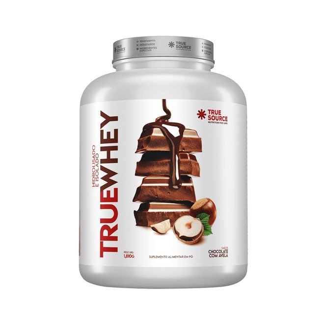 TRUE WHEY CHOCOLATE COM AVELÃ 837G - TRUE WHEY