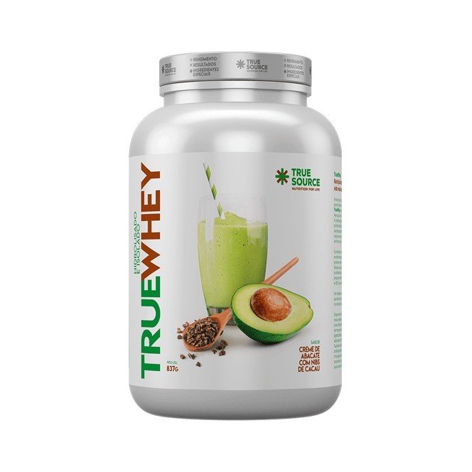TRUE WHEY ABACATE COM NIBS DE CACAU 837G - TRUE WHEY