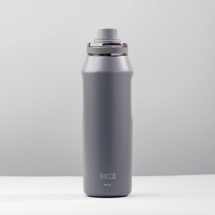 GARRAFA TÉRMICA VYTA 950ML - CINZA - PACCO