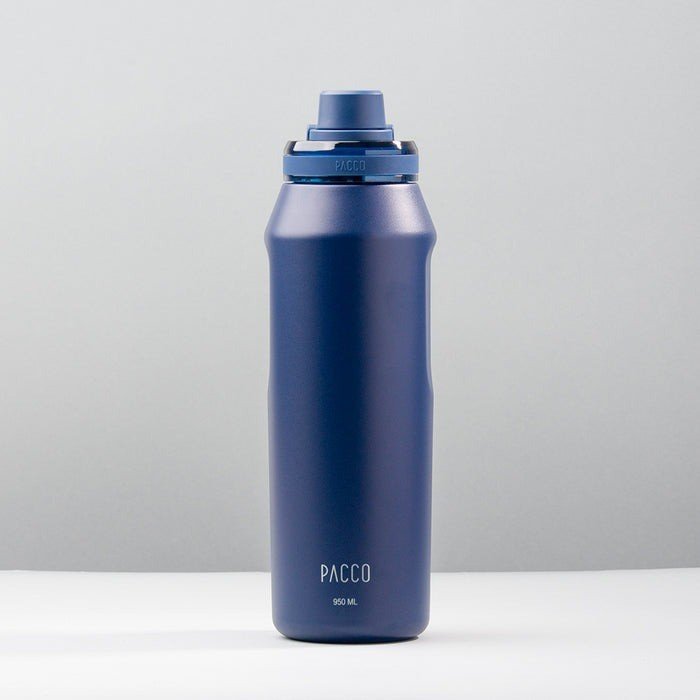 GARRAFA TÉRMICA VYTA 950ML - MARINHO - PACCO