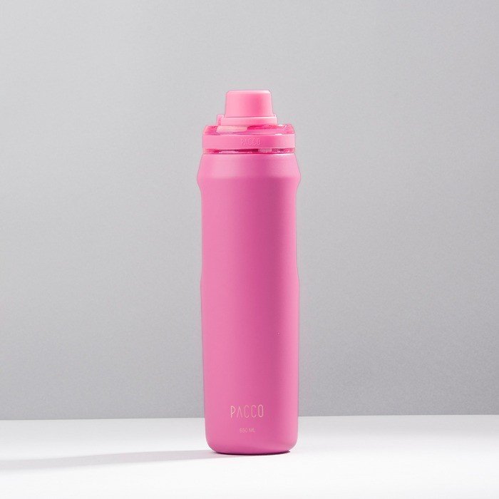 GARRAFA TÉRMICA VYTA 650ML - CHICLETE - PACCO