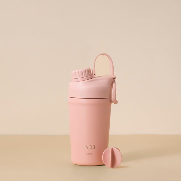 COPO TÉRMICO SHAKER 600ML - ROSE - PACCO
