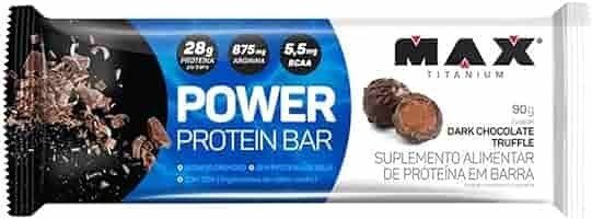 POWER PROTEIN BAR DARK CHOCOLATE TRUFFLE 90G - MAX TITANIUM