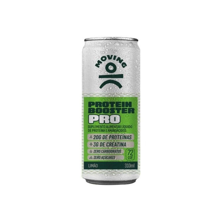 BEBIBA PROTEICA COM CREATINA PROTEIN BOOSTER PRO LIMÃO 310ML - MOVING