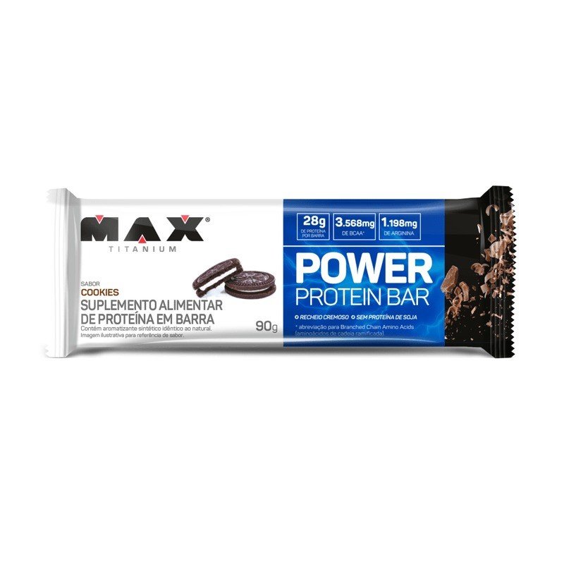 POWER PROTEIN BAR COOKIES 90G - MAX TITANIUM