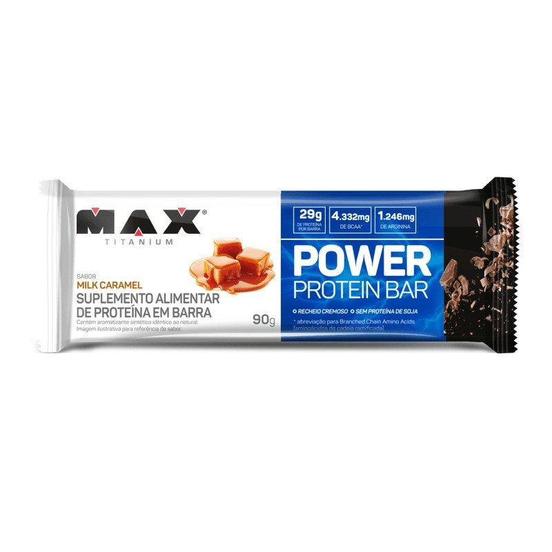 POWER PROTEIN CRISP MILK CARAMEL 44G - MAX TITANIUM