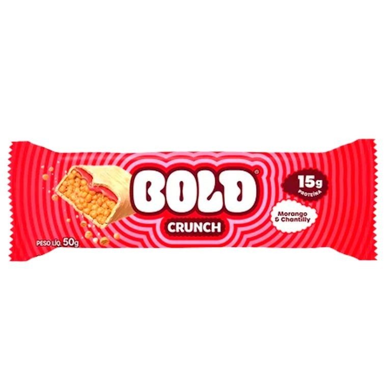 BARRINHA DE MORANGO E CHANTILLY - BOLD CRUNCH