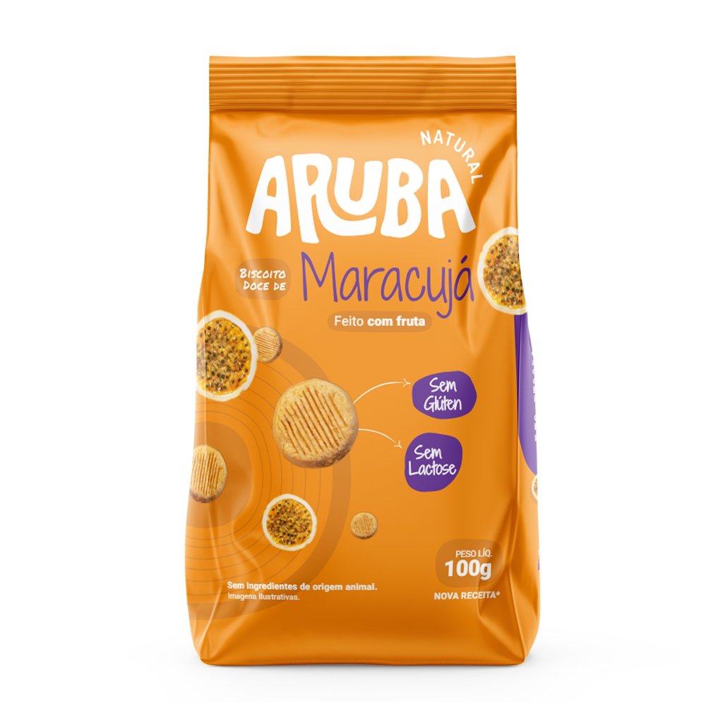 BISCOITO DE MARACUJÁ - ARUBA