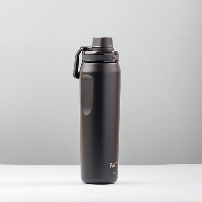 GARRAFA TÉRMICA VYTA 650ML - PRETA - PACCO