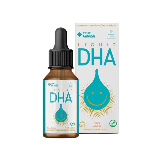 DHA LIQUID LARANJA 30ML - TRUE SOURCE