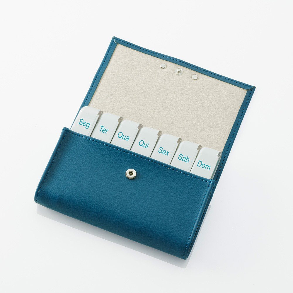 ORGANIZADOR DE COMPRIDO LIBERTY V4 AZUL - AZUL PETRÓLEO - PILBOX