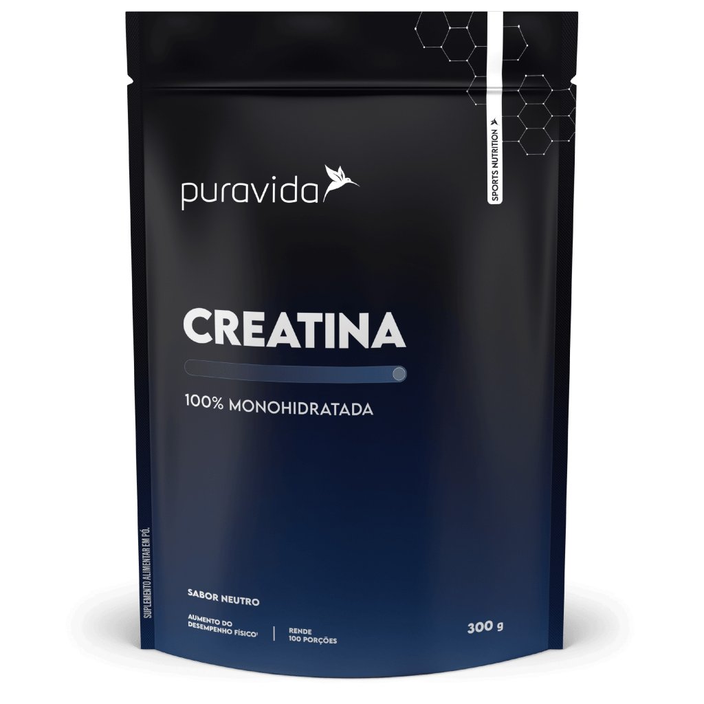 CREATINA MONOHIDRATADA 300G - PURA VIDA