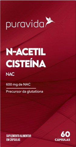 NAC N-ACETIL CISTEINA 60CAP - PURA VIDA