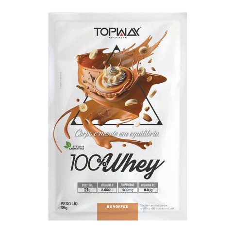 WHEY PROTEIN BANOFFEE (SACHÊ) -TOPWAY