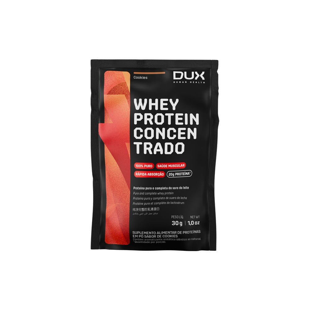WHEY PROTEIN CONCENTRADO CARAMELO SALGADO (SACHÊ) 30G - DUX