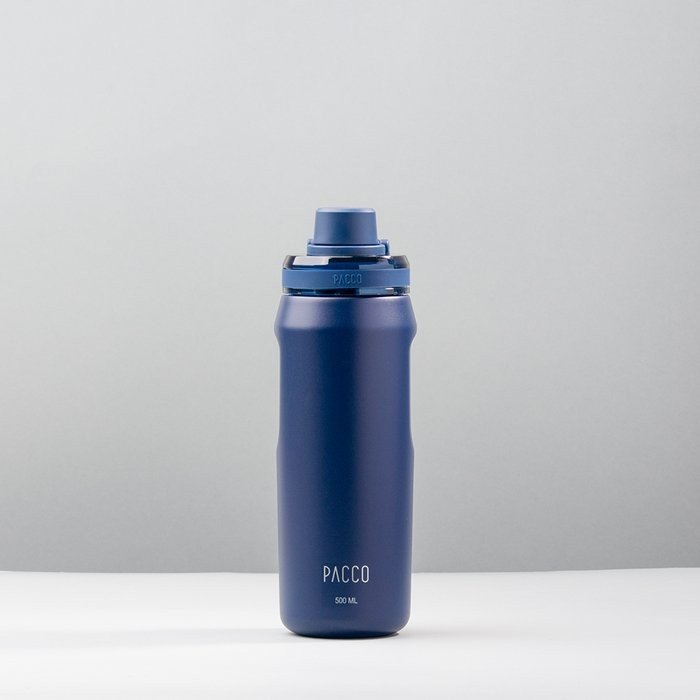 GARRAFA TÉRMICA VYTA 500ML - MARINHO - PACCO