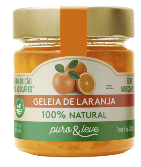 GELEIA DE LARANJA ZERO - PURO E LEVE