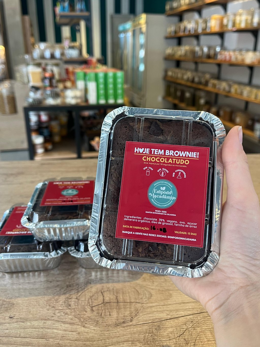 BROWNIE CHOCOLATUDO 150G - EMPÓRIO MACADÂMIA