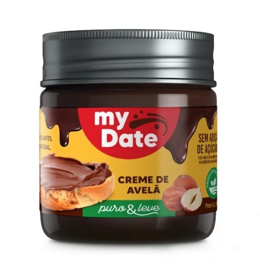 CREME DE AVELÃ 160G - MY DATE - PURO E LEVE
