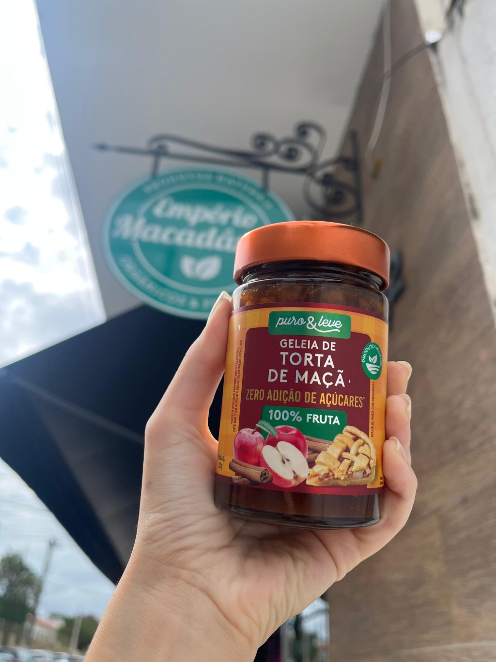 GELEIA DE TORTA DE MAÇÃ ZERO - PURO E LEVE