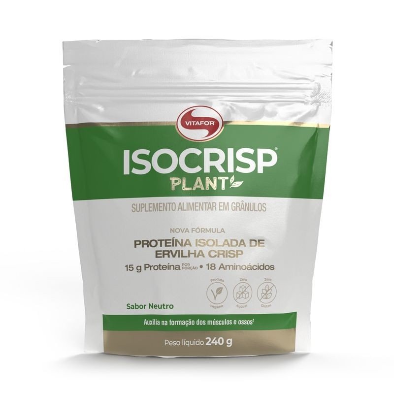 ISOCRISP PLANT NEUTRO POUH 240G - VITAFOR