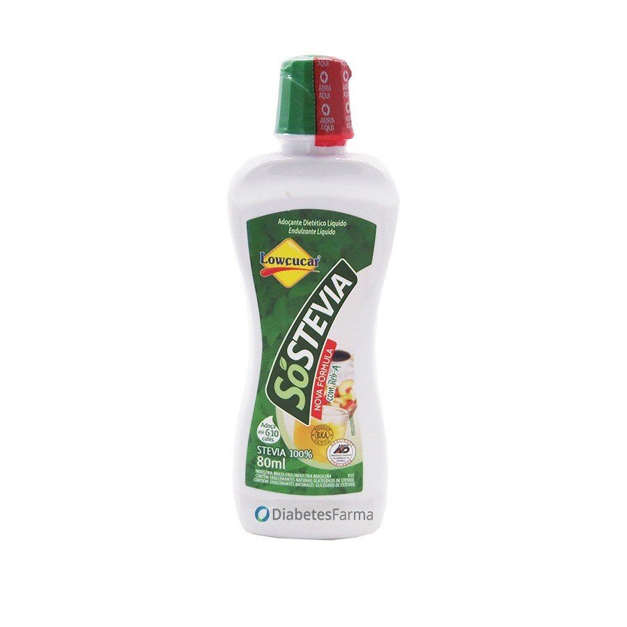ADOÇANTE LÍQUIDO 80 ML - SÓ STEVIA