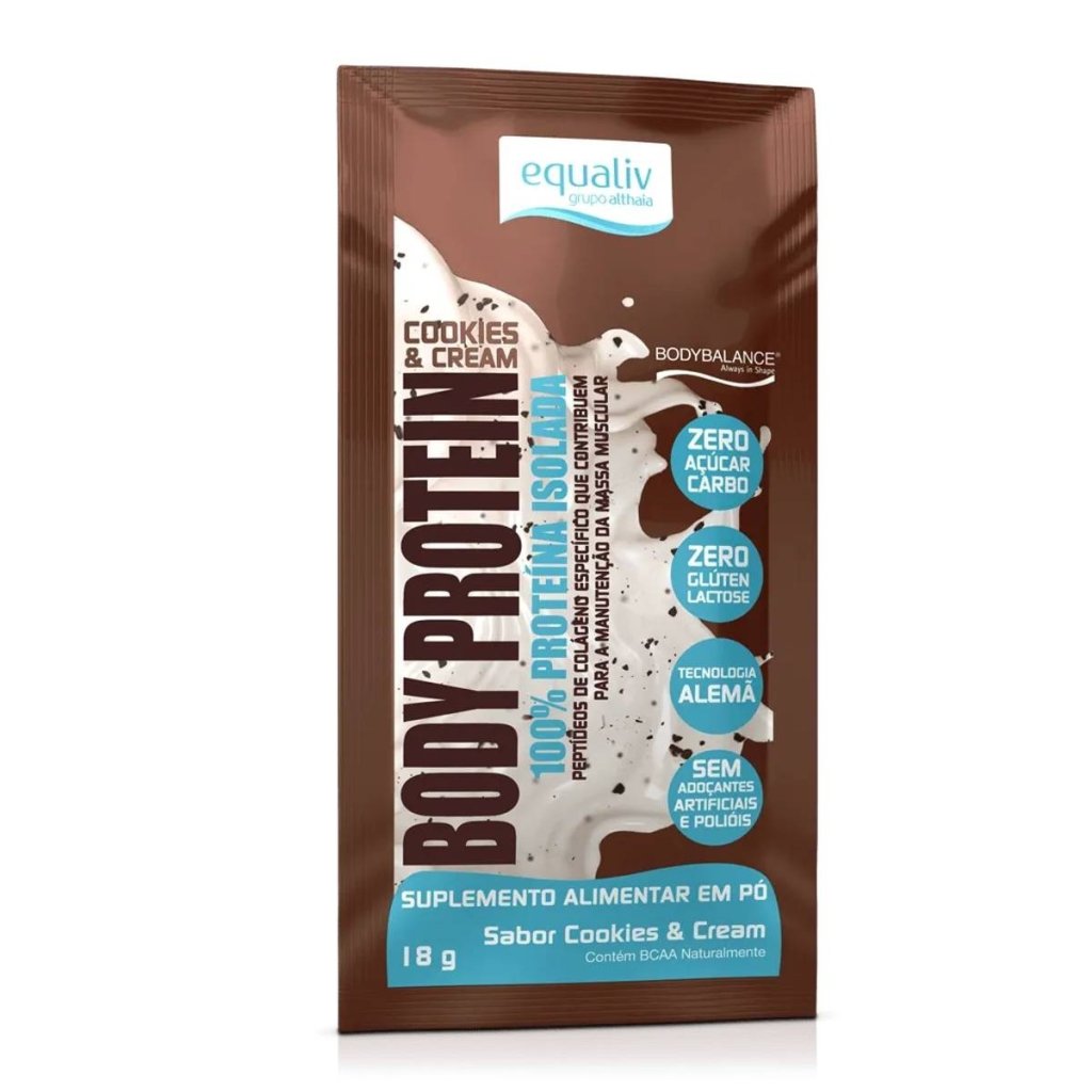 BODY PROTEIN COOKIES & CREAM SACHÊ - EQUALIV