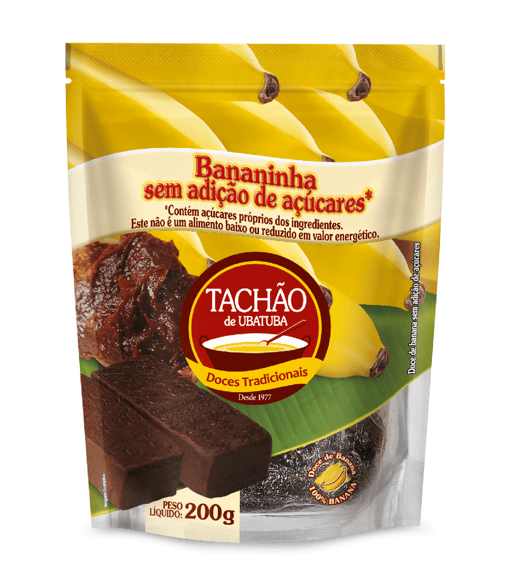 BANANADA SEM AÇUCAR 200G - TACHÃO 