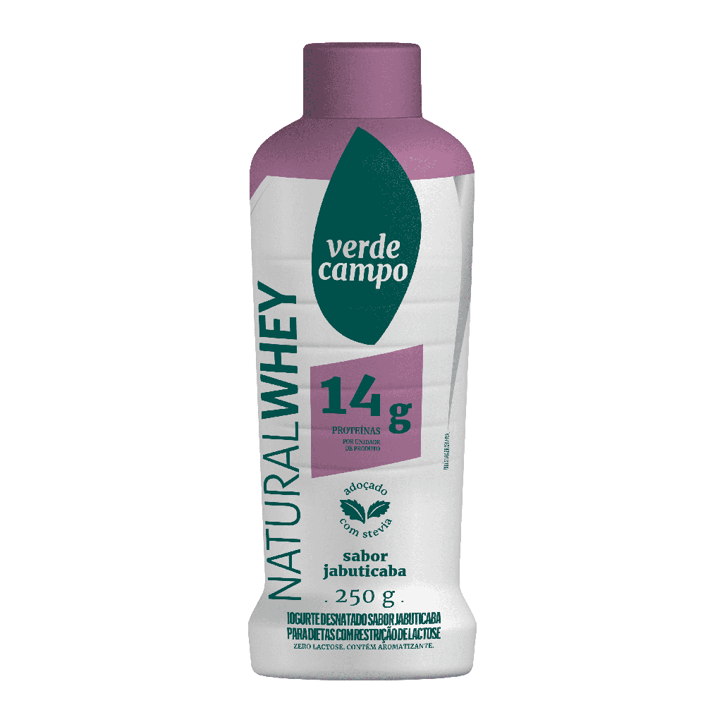 IOGURTE WHEY 14G JABUTICABA 250G - VERDE CAMPO