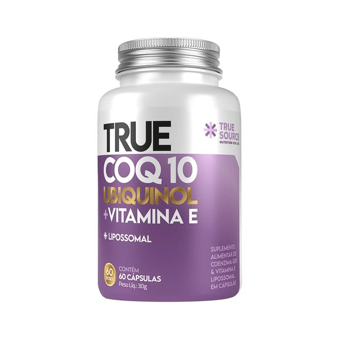 COQ10 UBIQUINOL + LIPOSSOMAL + VITAMINA E - 60 CAPS. - TRUE SOURCE