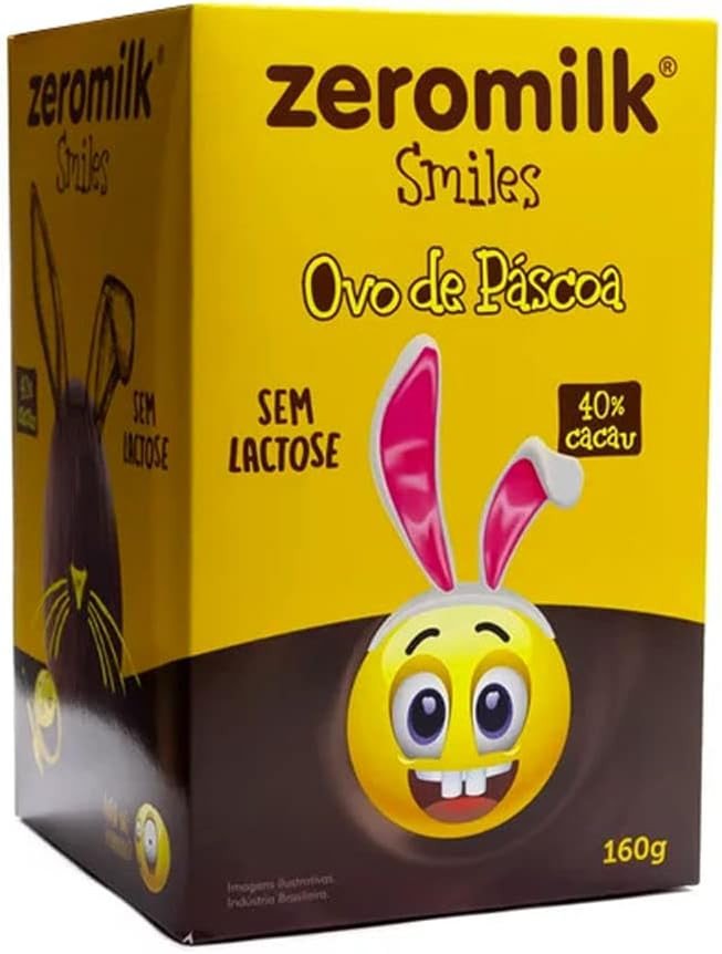 OVO DE PÁSCOA SMILES 160G - ZEROMILK