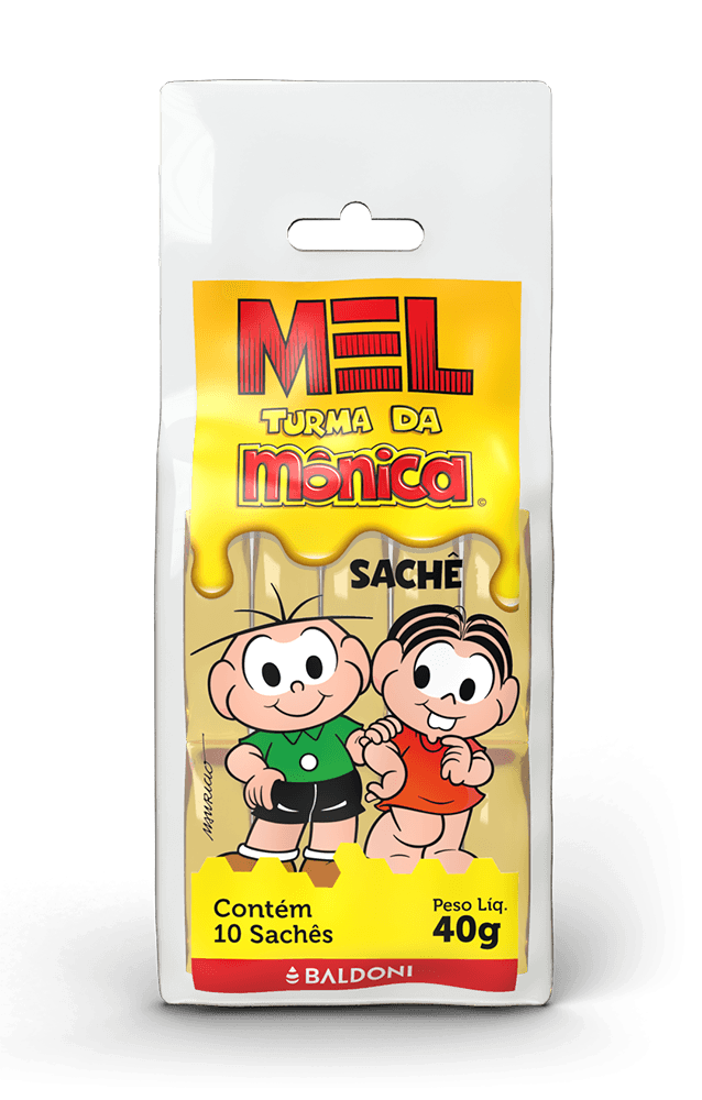MEL EM SACHE TURMA DA MÔNICA 40G - BALDONI