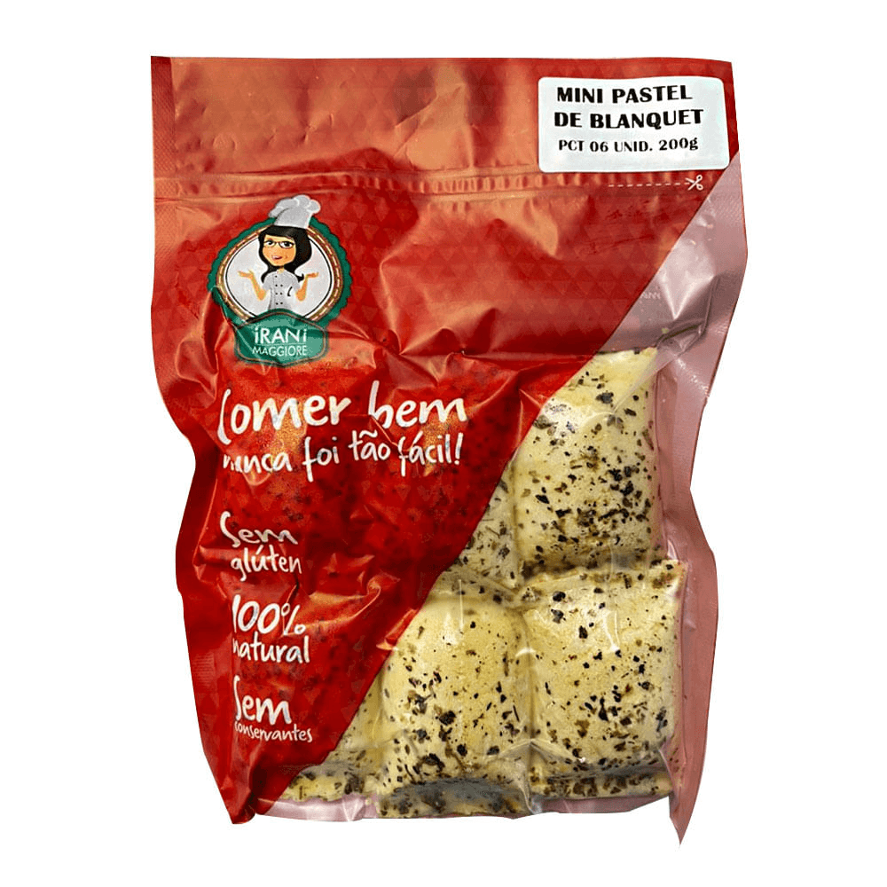 MINI PASTEL BLANQUET DE PERÚ E MUSSARELA 200G - IRANI