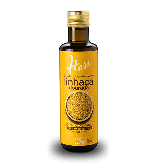 ÓLEO DE LINHAÇA DOURADA EXTRA VIRGEM 250ML - HASS