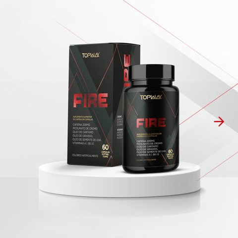 FIRE TERMOGENICO 60CAP - TOPWAY