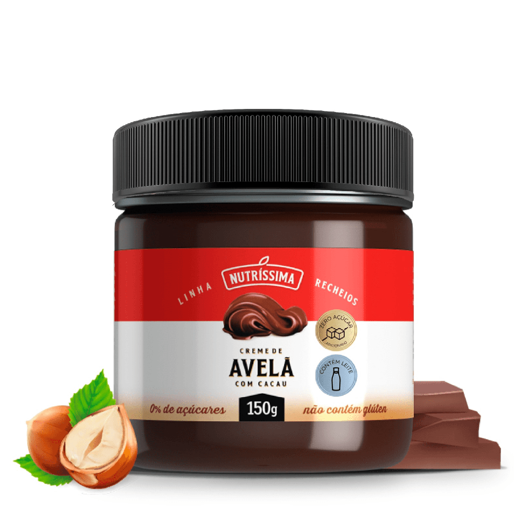 CREME DE AVELA COM CACAU 150G - NUTRISSIMA